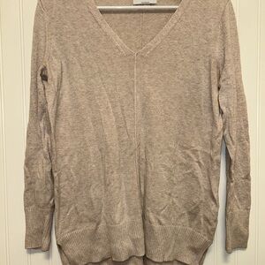 Tan Old Navy V-Neck Sweater
